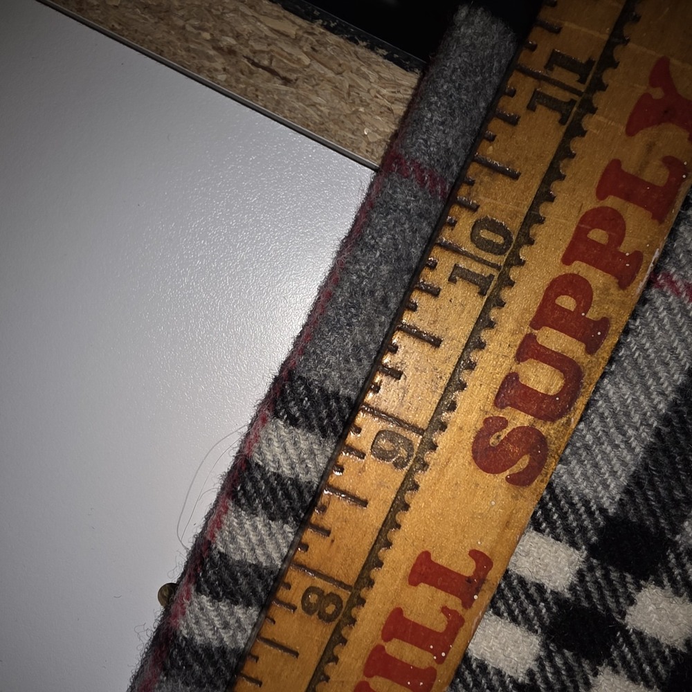 VTG DALGLIESH 100% PURE New Wool‎ Red Tartan Plaid Scarf Woven in GT. BRITIAN - Picture 5 of 5